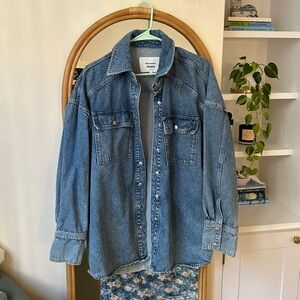 COPY - reformation ace oversized shirt jacket